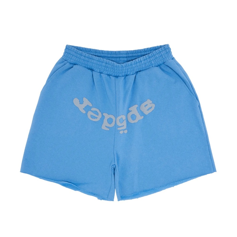 Sp5der OG Web V2 Sweatshort 'Dusty Blue'